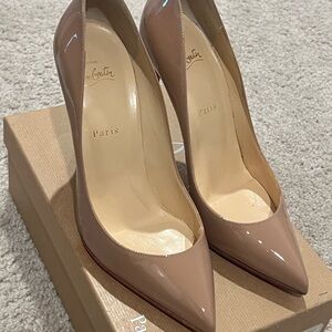 Christian Louboutin Tan Stiletto Heels
